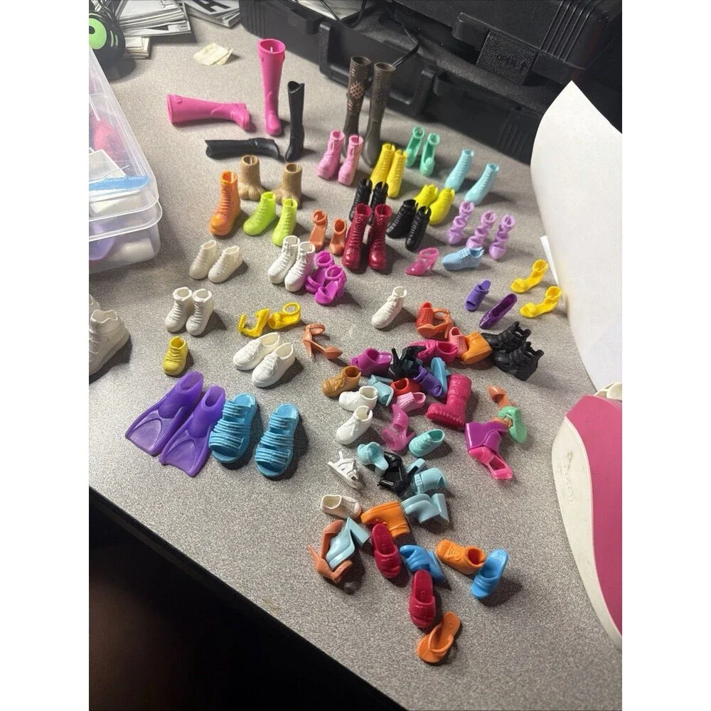 Barbie Doll Shoes Doll Boots Sneakers Heels Ken Shoes Food Accessories See Pics
